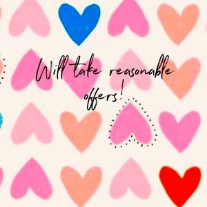 Will take reasonable offers! Fast shipping!!